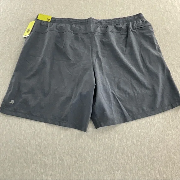 ALL IN MOTION 100% POLYESTER QUICK DRY LINED 9” MEN’S RUN SHORTS XXL BLUE GRAY - Picture 12 of 15